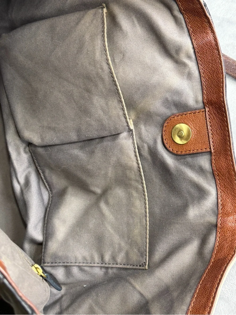 Fossil Black Leather Messenger Tote  Fall Bag Women’s Party Guest Vintage